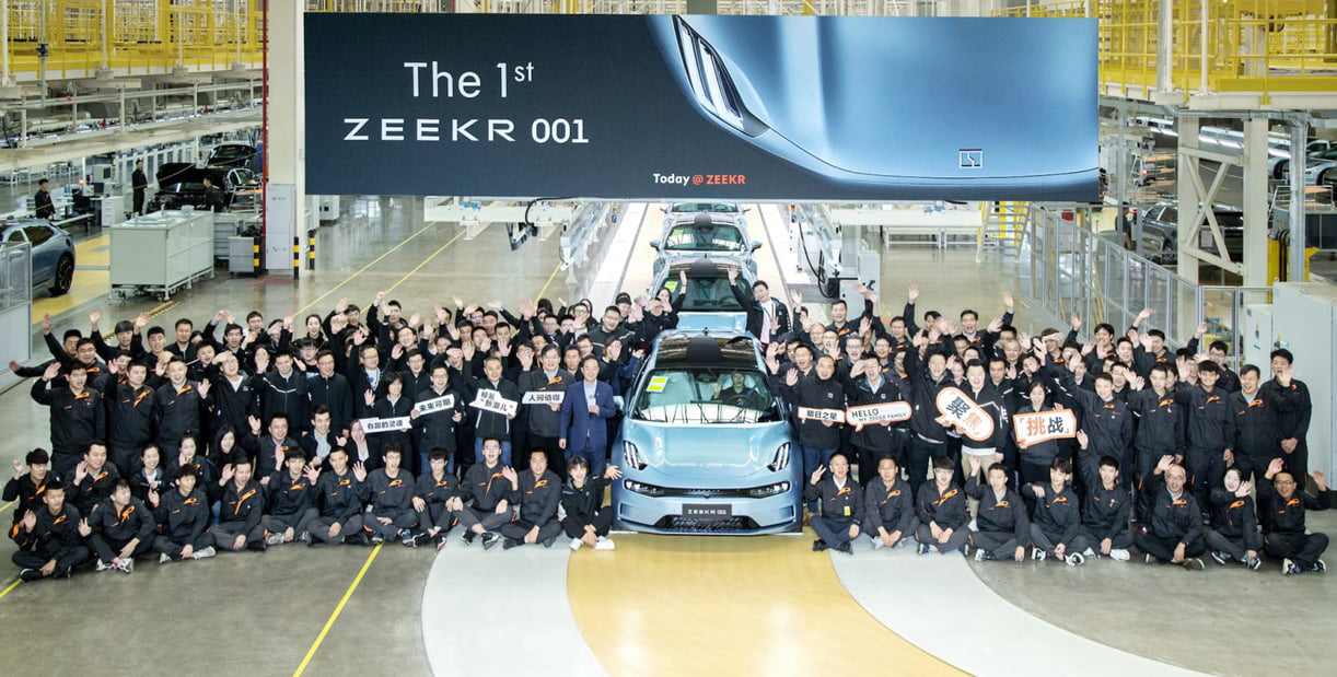 Productie Zeekr 001 gaat van start