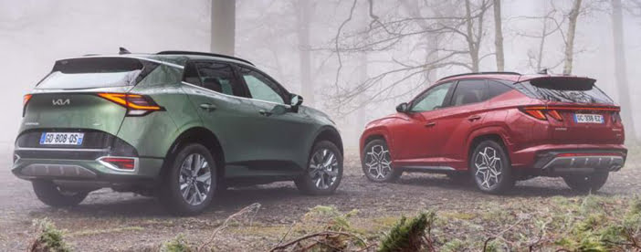 HyundaiTucsonKiaSportageTestduel15