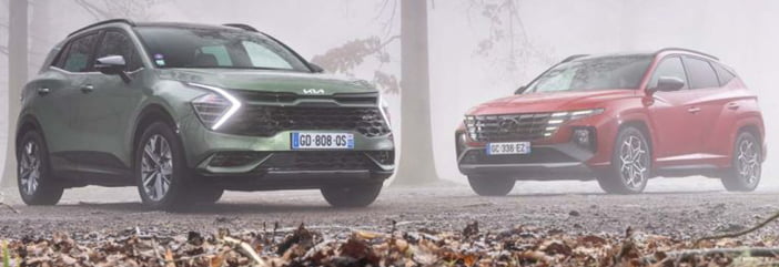 HyundaiTucsonKiaSportageTestduel16