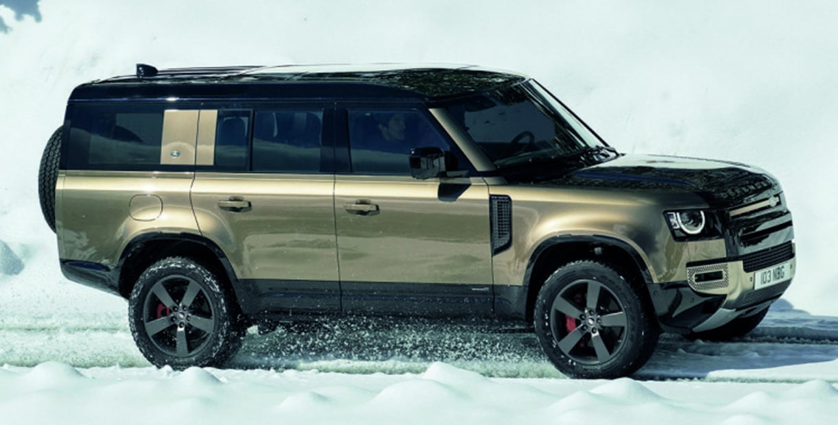 Land Rover heeft de extra lange Defender 130 klaar LandRoverDefender130Computertekening