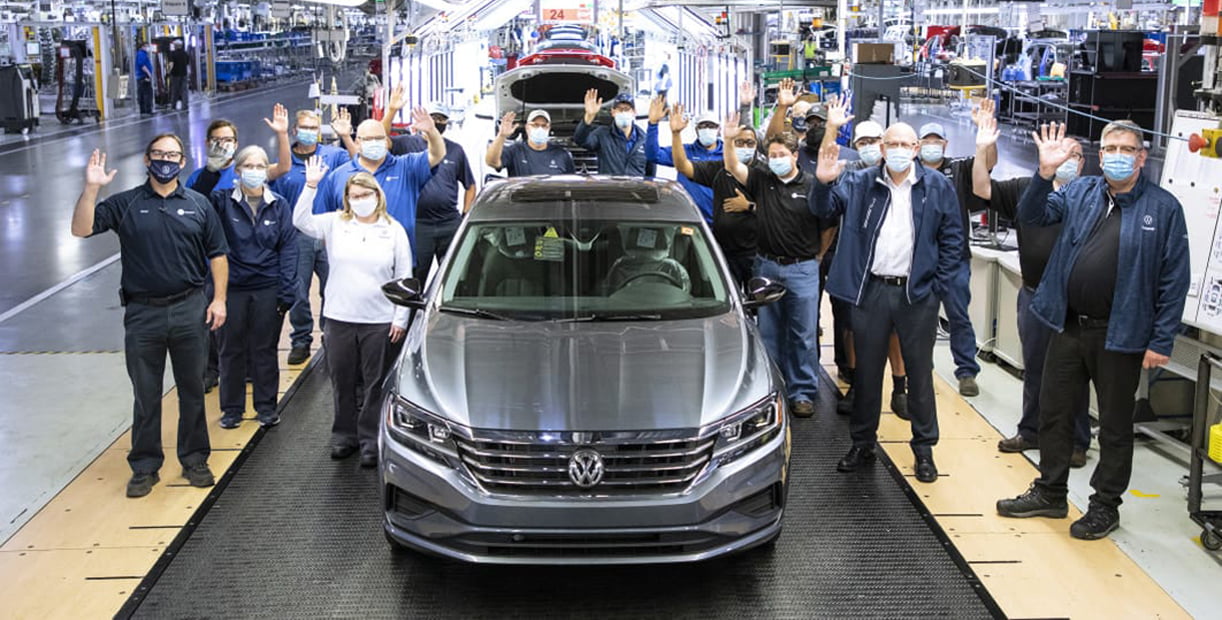 VolkswagenPassatUSAproductiestop
