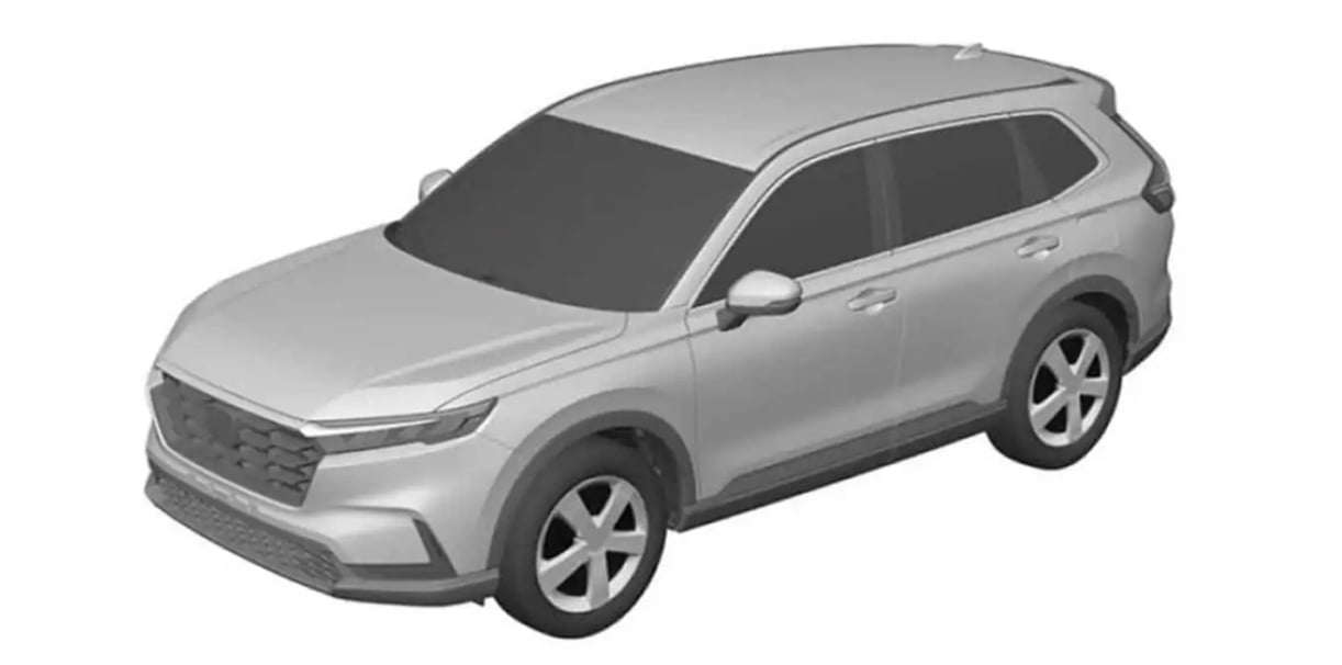 HondaCRV2023patenttekening