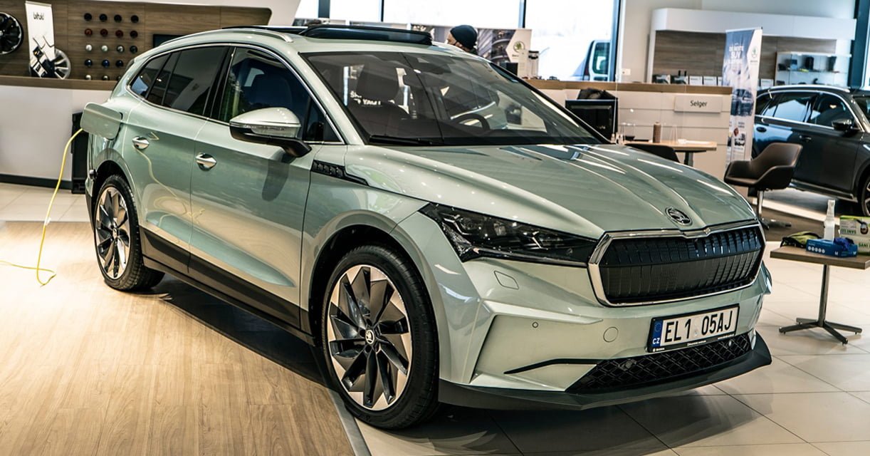 Test: Skoda Enyaq iV reageert slecht op vrieskou SkodaEnyaqIVnoorwegen