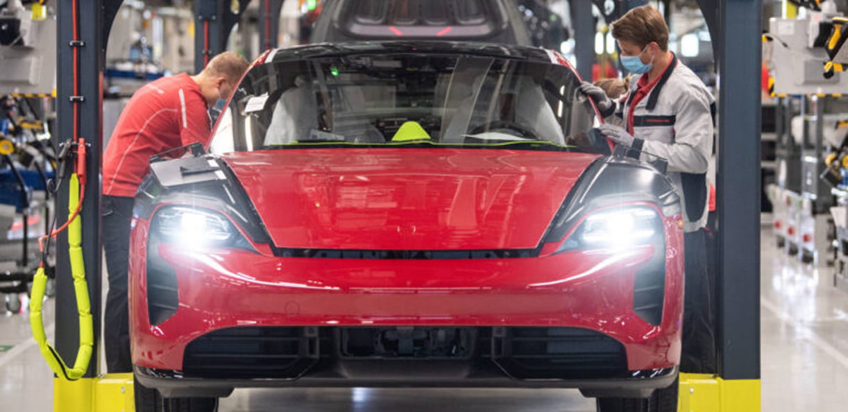 Porsche Taycan Produktion