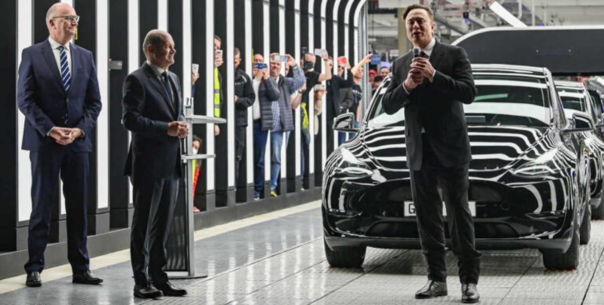 Eröffnung Tesla Fabrik Berlin Brandenburg