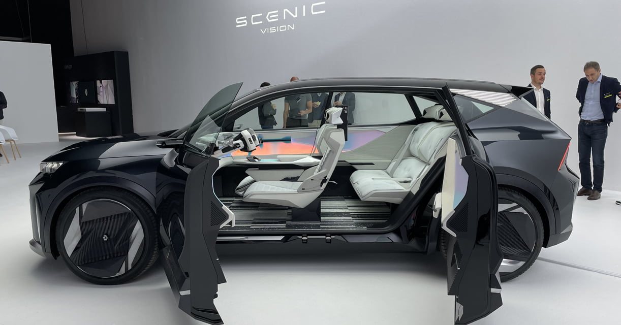 Renault Scénic Vision: terug naar de toekomst RenaultScénicVisionConcept