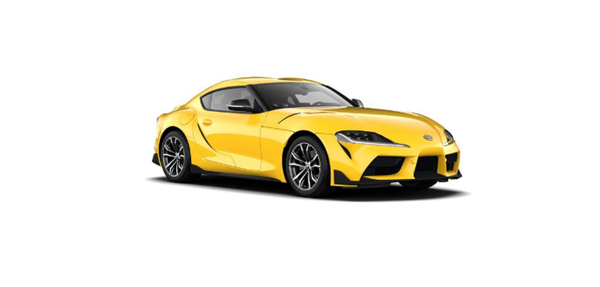 Toyota GR Supra is er nu ook met handbak ToyotaGRsupraWitteAchtergrond