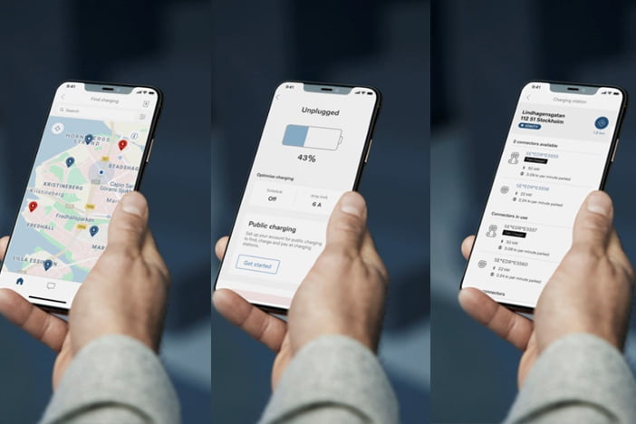 VolvoElektrischRechargeOpladenApp
