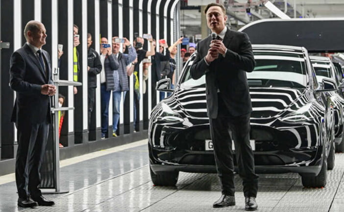 Eröffnung Tesla Fabrik Berlin Brandenburg