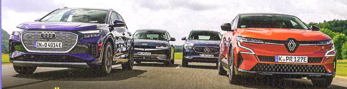 AudiQ4eTronHyundaiIoniq5
