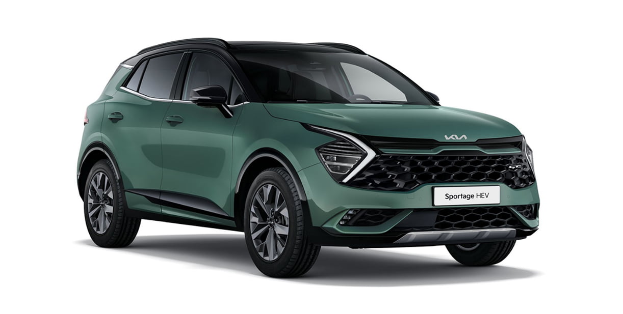 KiaSportageWitteAchtergrond