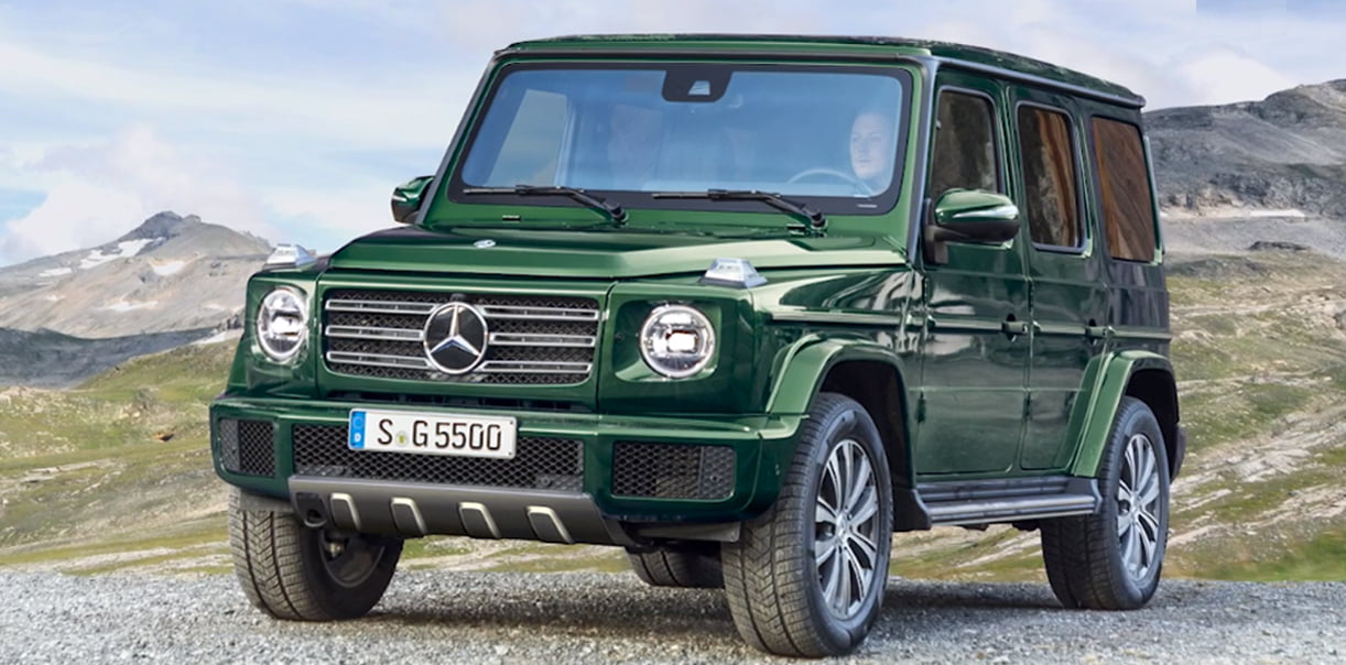 Facelift voor Mercedes G-klasse MercedesGklasseFaceliftComputertekening