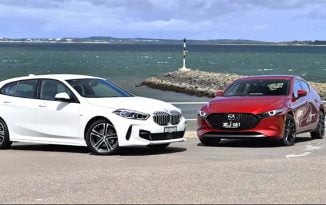 BMW en Mazda hebben de beste touchscreens BMW1serieMazda3