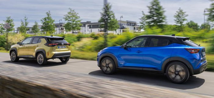 NissanJukeToyotaYarisCrossTest6