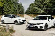 HondaCivicPeugeot308Test