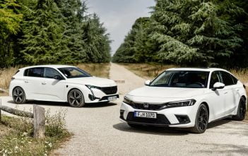 Testduel: Honda Civic verslaat Peugeot 308 HondaCivicPeugeot308testduel