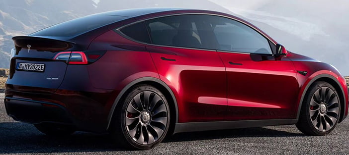 TeslaModelYcherryred
