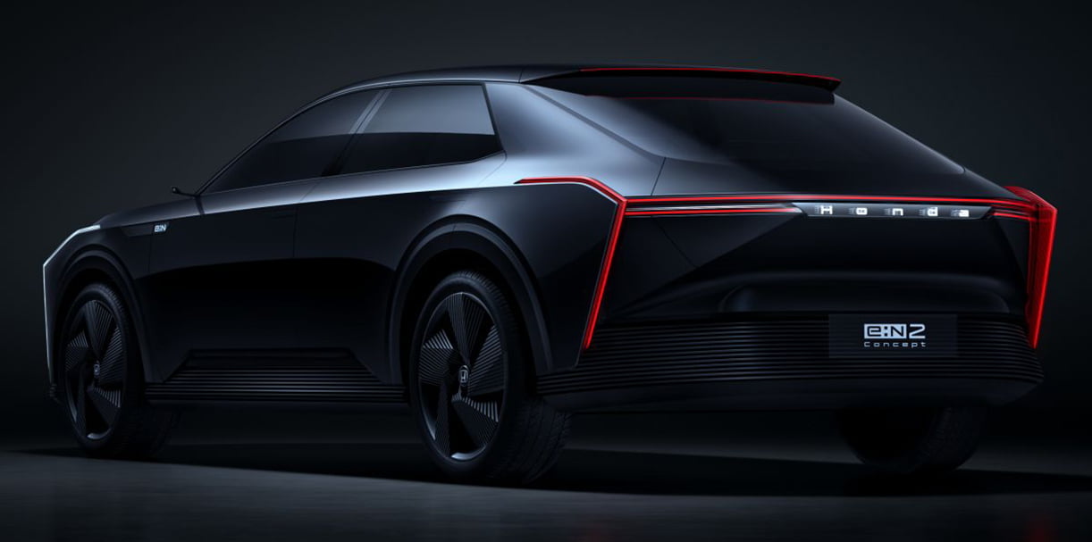 Chinese toekomstvisie van Honda op de elektrische auto: eN:2 Concept HondaEN2concept