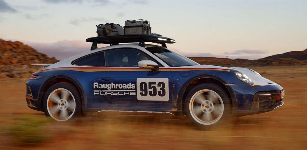 Offroad rijden met 170 km/u: Porsche 911 Dakar Porsche911Dakar