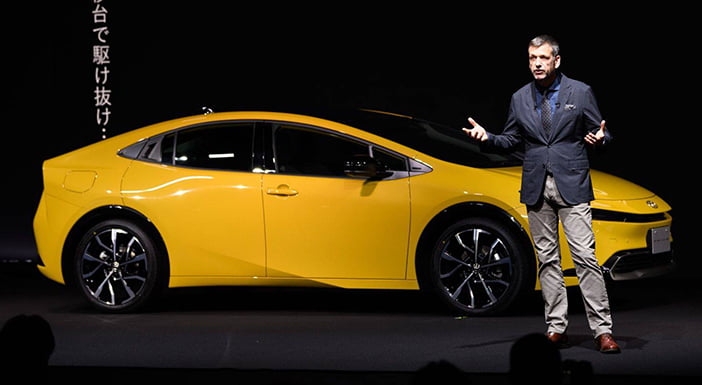 Toyota Unveils New Prius as Hybrids Lose Luster to Battery EVs