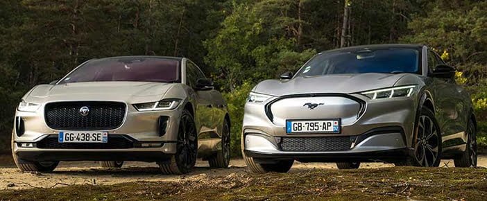 FordMustangMachEtestJaguarIpace