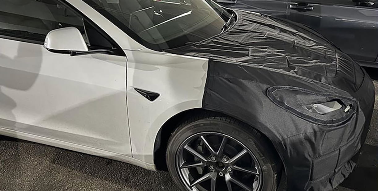 De vernieuwde Tesla Model 3: dit gaat er in 2023 veranderen TeslaModel3FaceliftPrototype