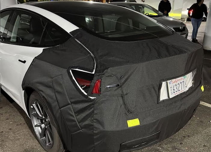 TeslaModel3FaceliftPrototype2