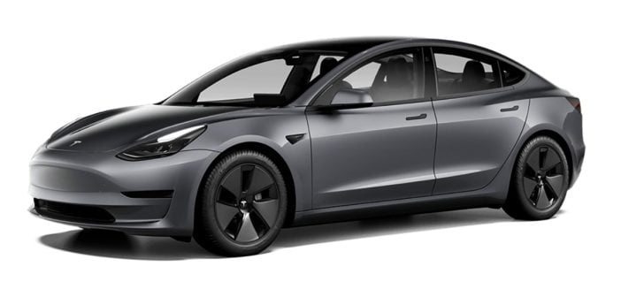 TeslaModel3witteAchtergrond