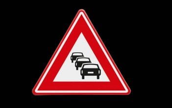 Rotterdam is de nieuwe filehoofdstad van Nederland FileVerkeersbord2
