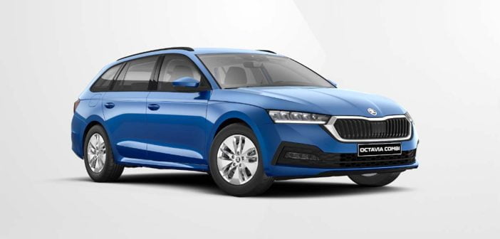SkodaOctaviaWitteAchtergrond