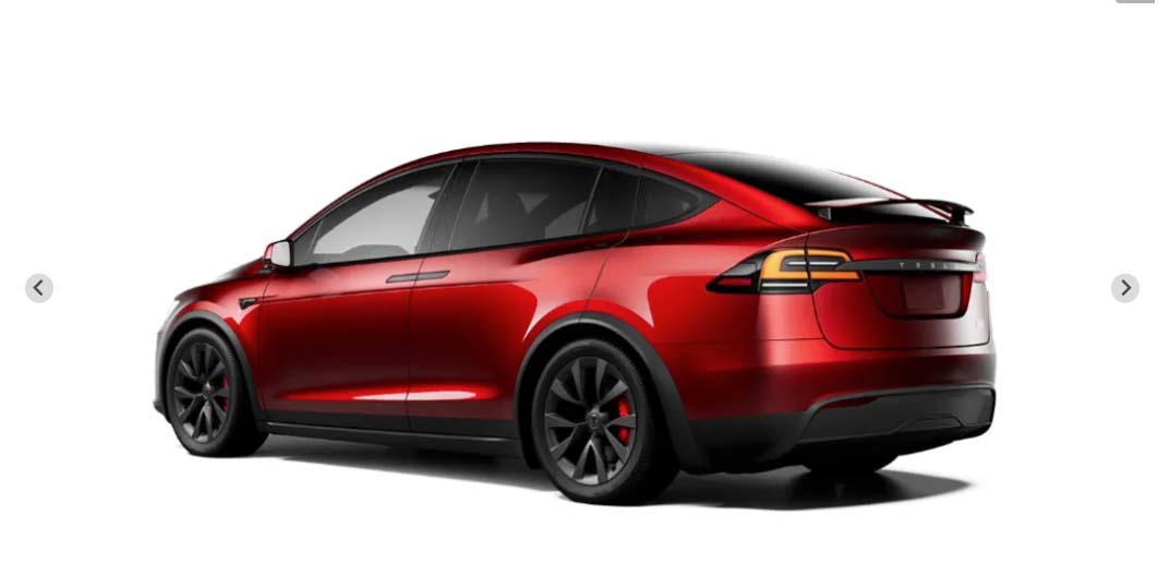 TeslaModelXwitteAchtergrond
