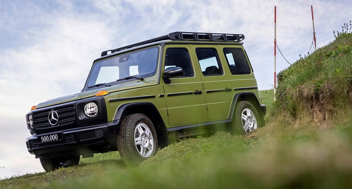 500.000. Mercedes Benz G Klasse: Produktionsjubiläum für eine Marken Ikone The 500,000th Mercedes Benz G Class: The production anniversary of a brand icon