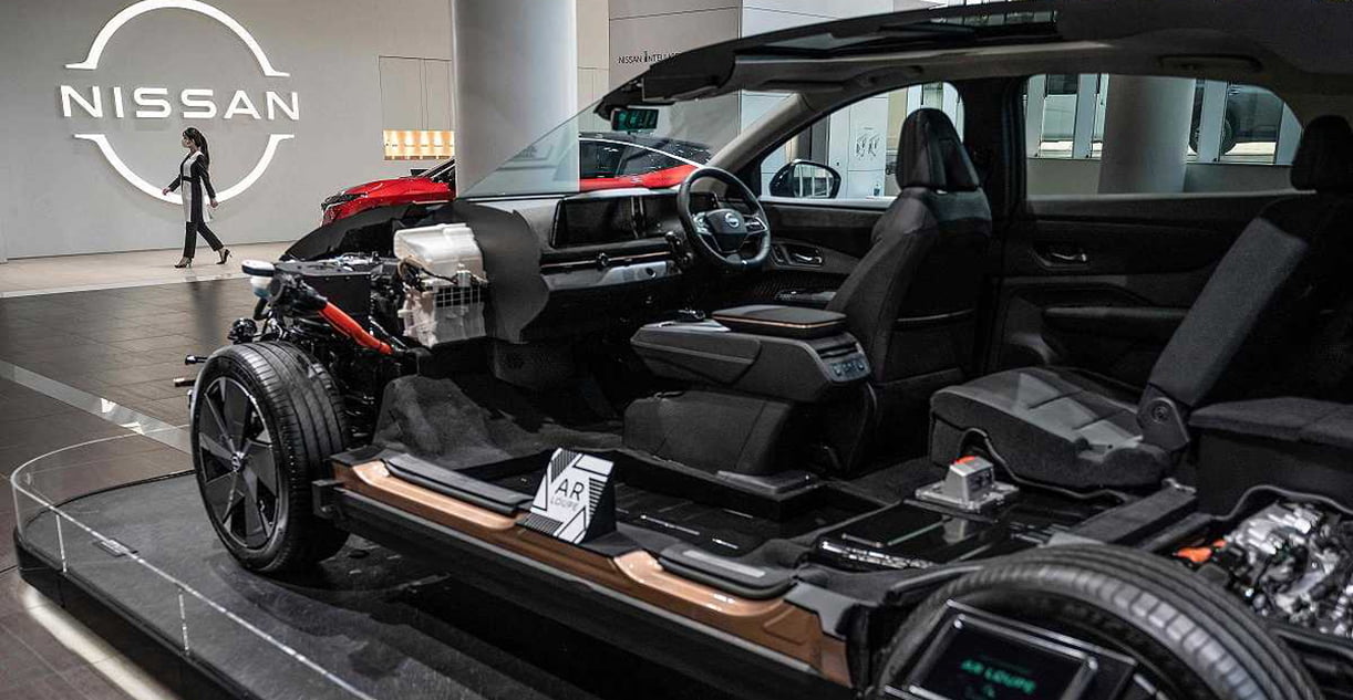 Japan, het land van de hybride, omarmt de elektrische auto met frisse tegenzin NissanAriya2