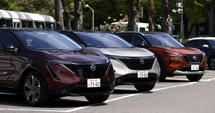 Nissan Motor Vehicles At The Company's Test Driving Event
