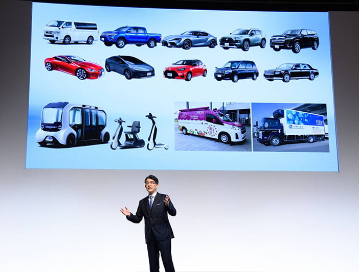 Toyota Motor President Koji Sato News Conference