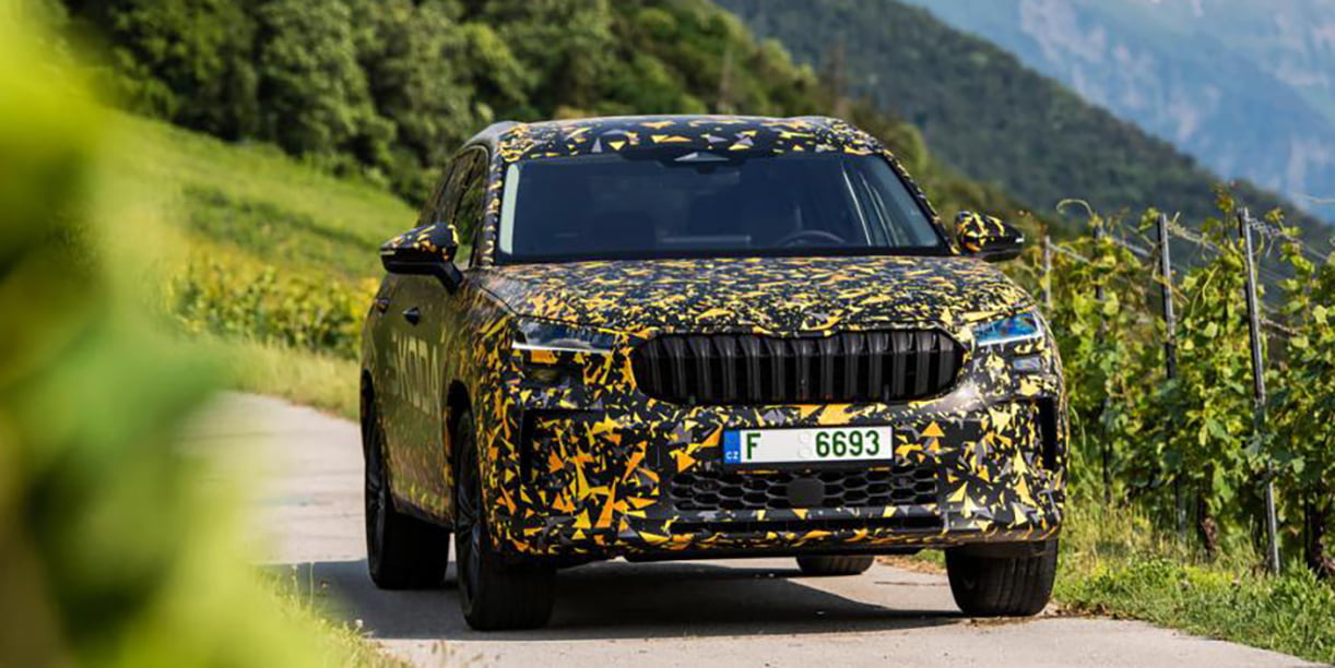 Rijdt nu al uitstekend: Skoda Kodiaq prototype SkodaKodiaqPrototype