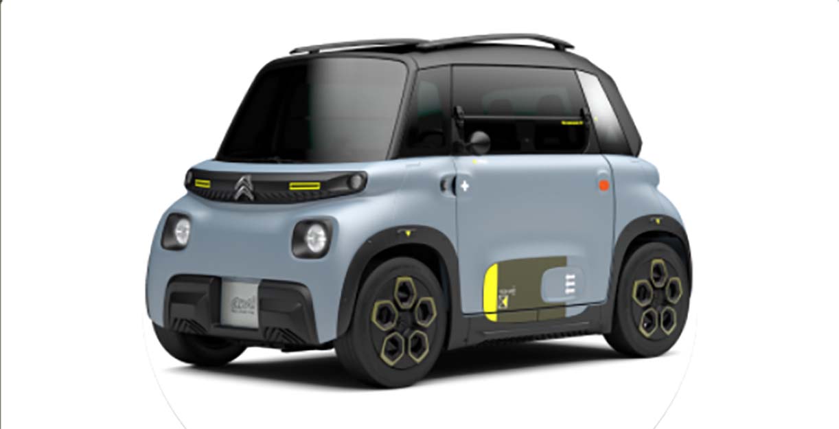 CitroënAmiWitteAchtergrond