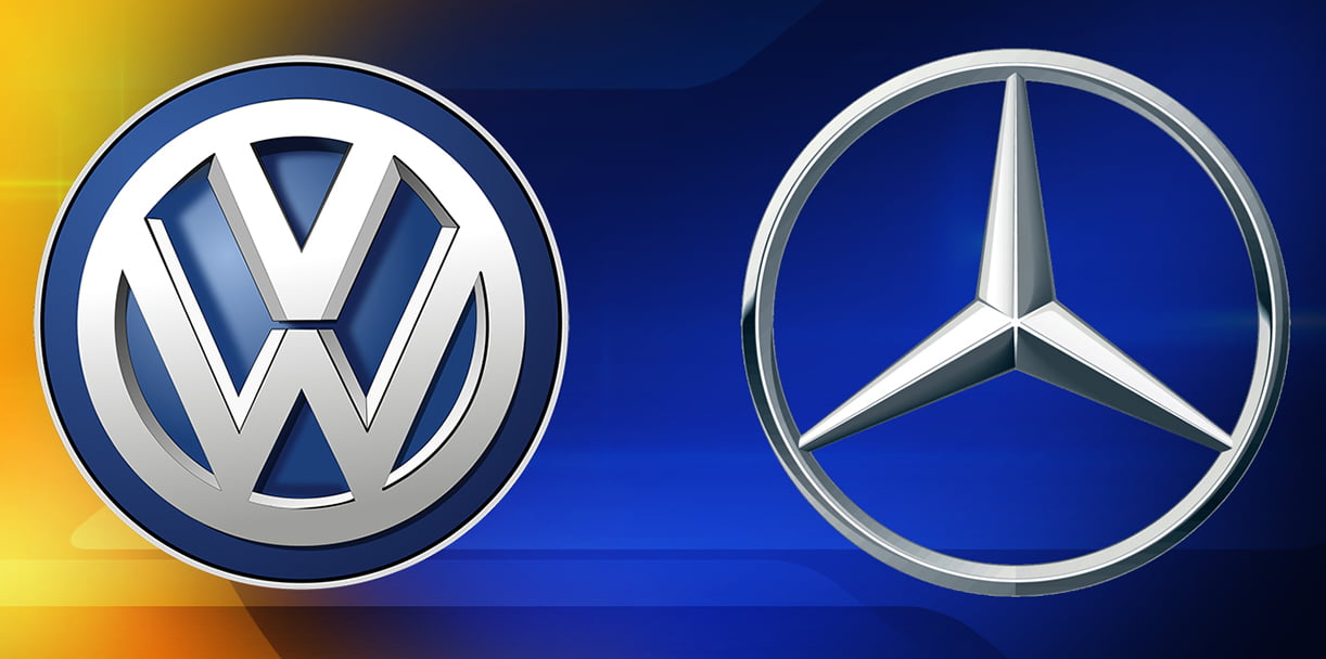 Kelderende winst voor Mercedes en Volkswagen MercedesVolkswagen