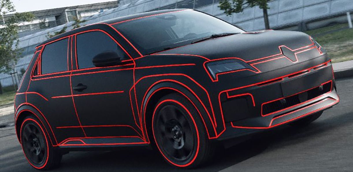 Renault plaagt met de elektrische 5 Renault5ElectricTeaser2