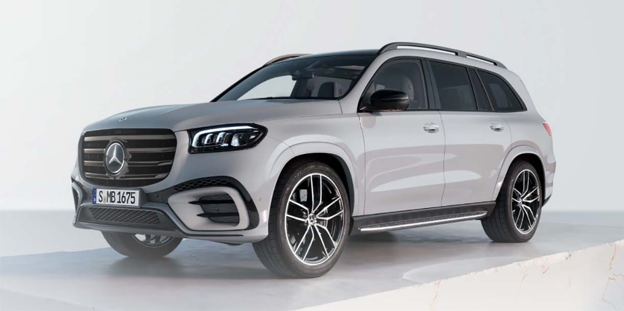 MercedesBenzGLSwitteAchtergrond