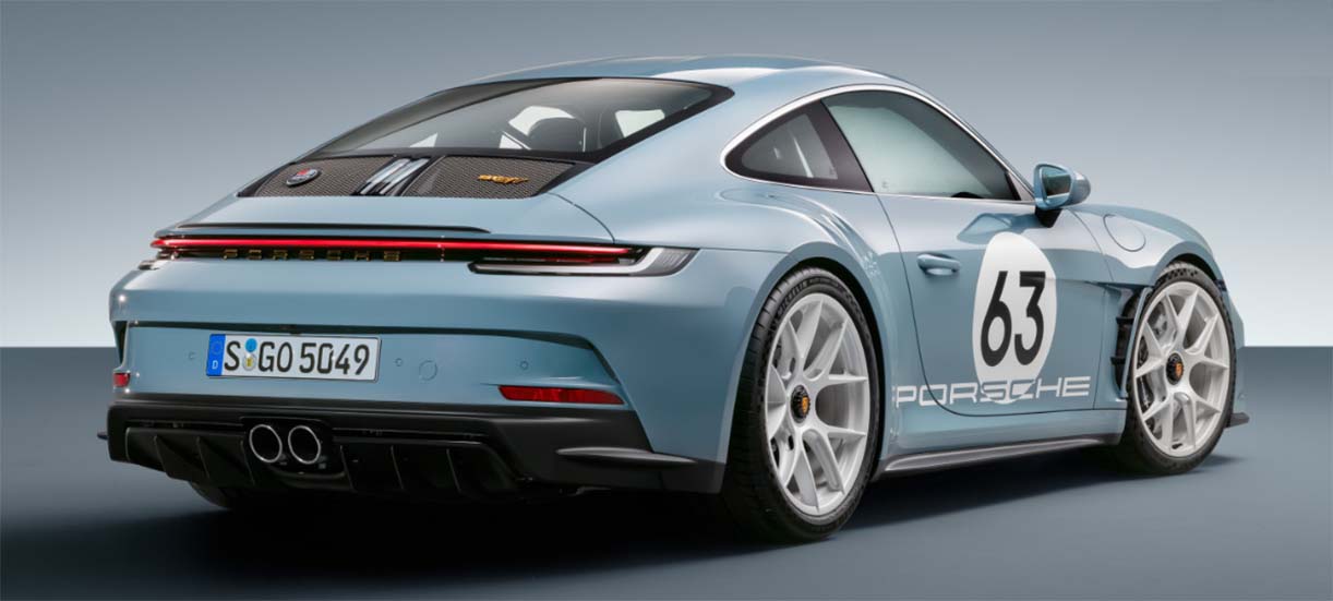 Porsche viert 60 jaar 911 met puristische S/T uitvoering Porsche911ST