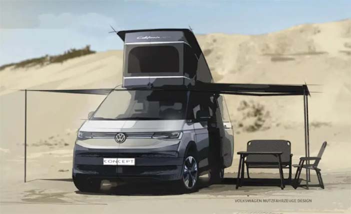 VolkswagenCaliforniaT6schets