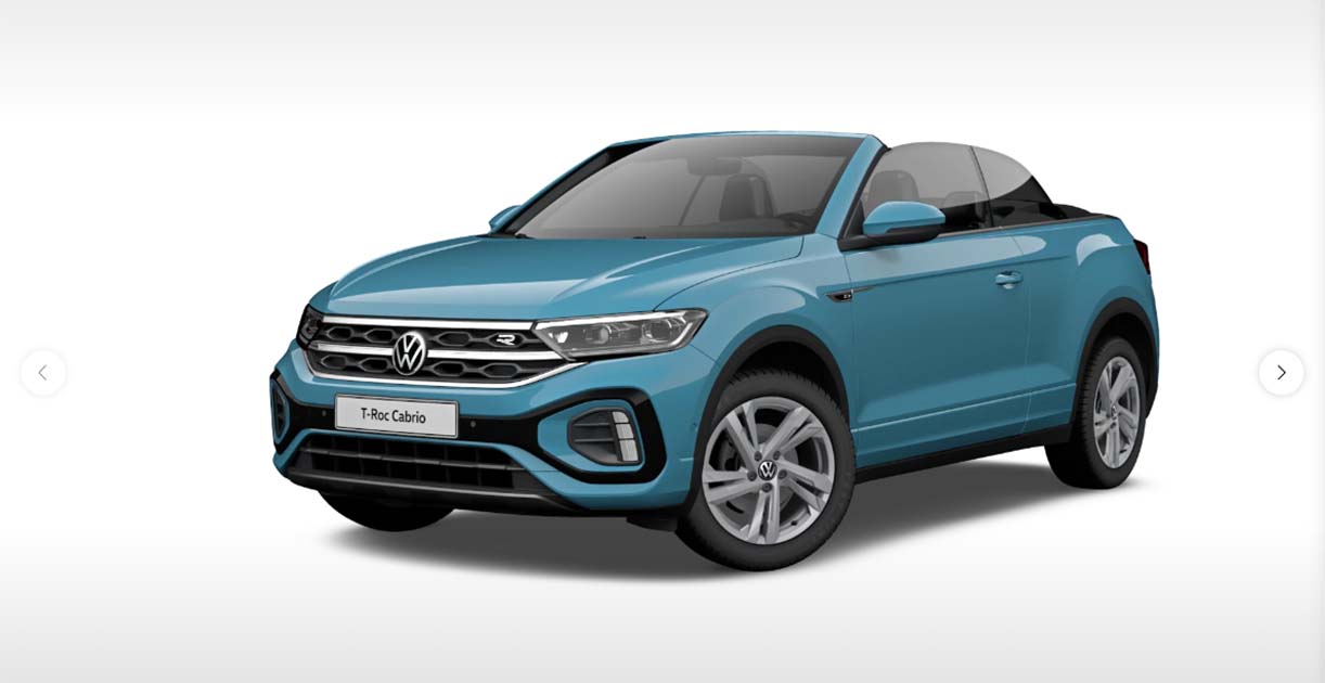 VolkswagenTrocCabrioWitteAchtergrond