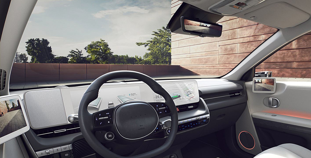 Hyundai verbetert veiligheid Ioniq 5 met Digital Center Mirror HyundaiIoniq5DCM