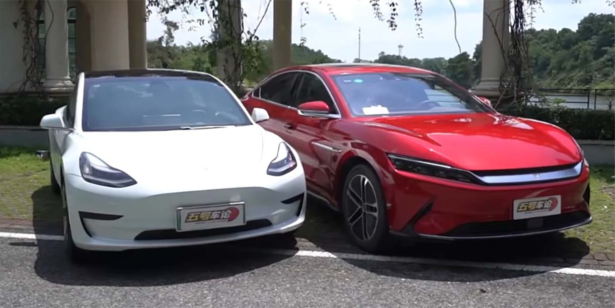 Tweestrijd tussen BYD en Tesla BYDtesla
