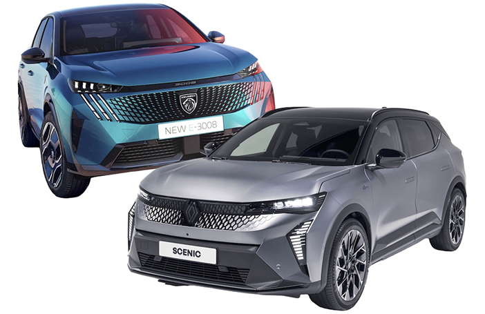 PeugeotE3008RenaultScénicElectric