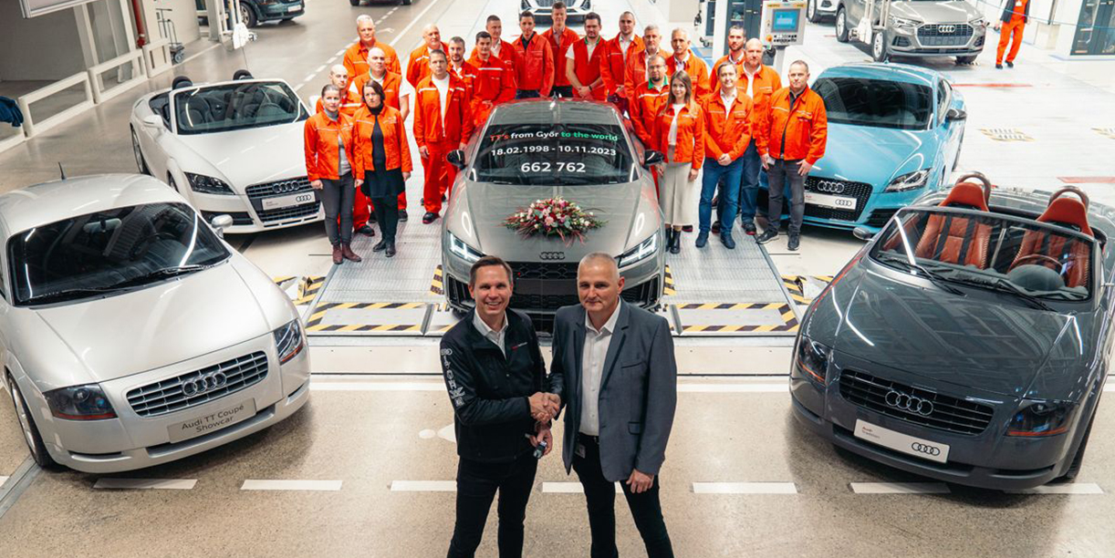 Audi zegt de TT vaarwel AudiTTproductiestop