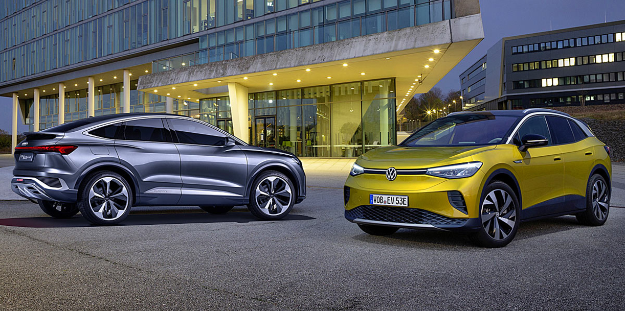 AudiVolkswagenQ4eTronID4