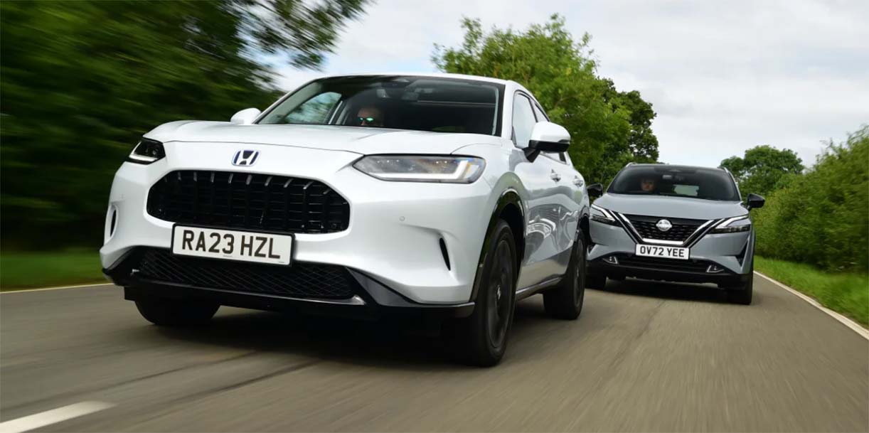 Honda en Nissan verhogen winstverwachting door sterke verkopen HondaZRVnissanQashqai