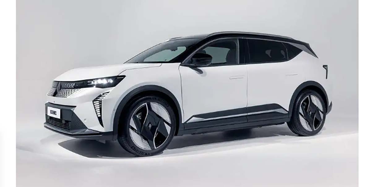 RenaultScénicWitteAchtergrond
